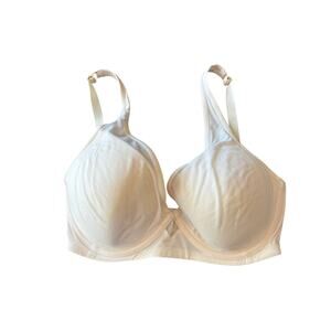 Thirdlove 24/7 Cotton Plunge Bra Ivory Size 34F